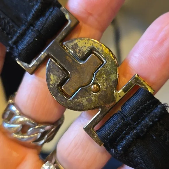 Victoria's Secret Black Tie Bikini Top with Gold Detail - Picture 8 of 8